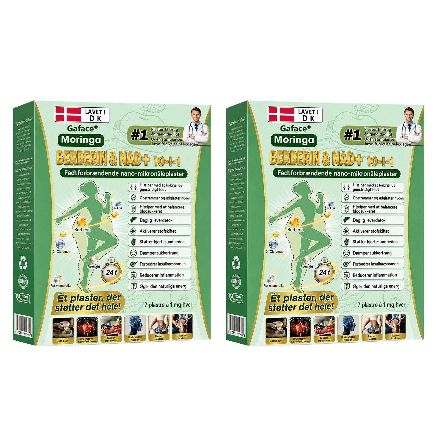 ✅2 kasser - Tab op til 9 kg